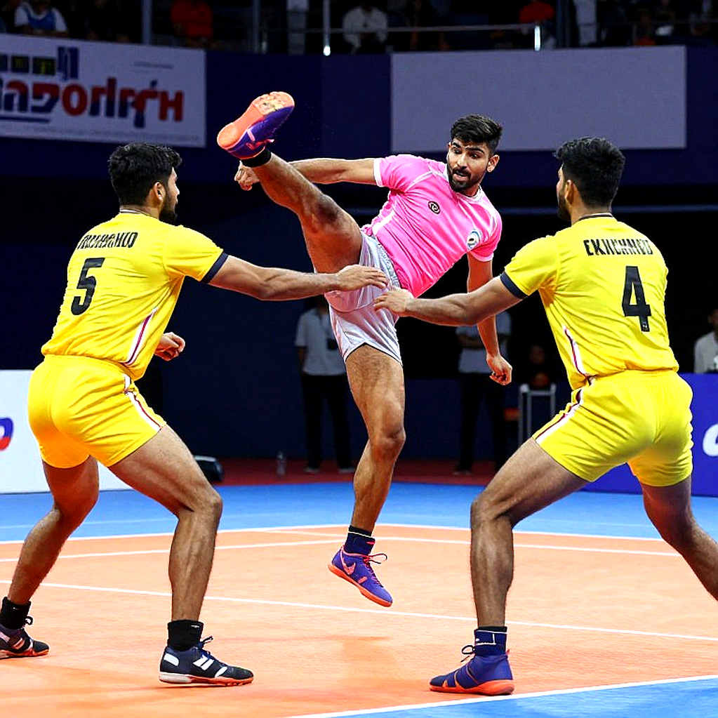 নারী কাবাডির চার সোনা, একটি অনুপস্থিত স্কোরলাইন