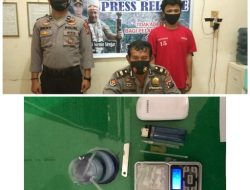 Polisi Tangkap Pria Bawa Enam Paket Sabu di Sibolga Sambas