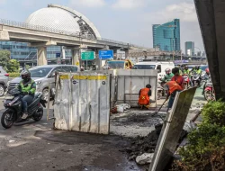 Proyek Galian Picu Kemacetan Panjang di Jalan Raya Bogor